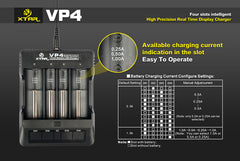 VP4 Charger (Kit) - 18650 Battery | BATTERY BRO - 7