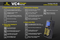 VC4 Charger (Kit) - 18650 Battery | BATTERY BRO - 7