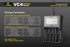 VC4 Charger (Kit) - 18650 Battery | BATTERY BRO - 9