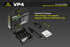 VP4 Charger (Kit) - 18650 Battery | BATTERY BRO - 11
