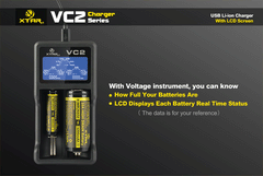 VC2 Charger (Kit) - 18650 Battery | BATTERY BRO - 10