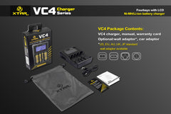 VC4 Charger (Kit) - 18650 Battery | BATTERY BRO - 4