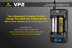 VP2 Charger (Kit) - 18650 Battery | BATTERY BRO - 6