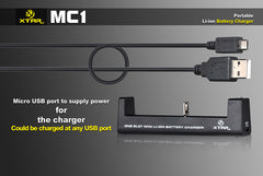 MC1 Charger - 18650 Battery | BATTERY BRO - 7