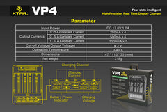 VP4 Charger (Kit) - 18650 Battery | BATTERY BRO - 10